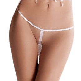 PASSION - MICRO WHITE THONG ONE SIZE